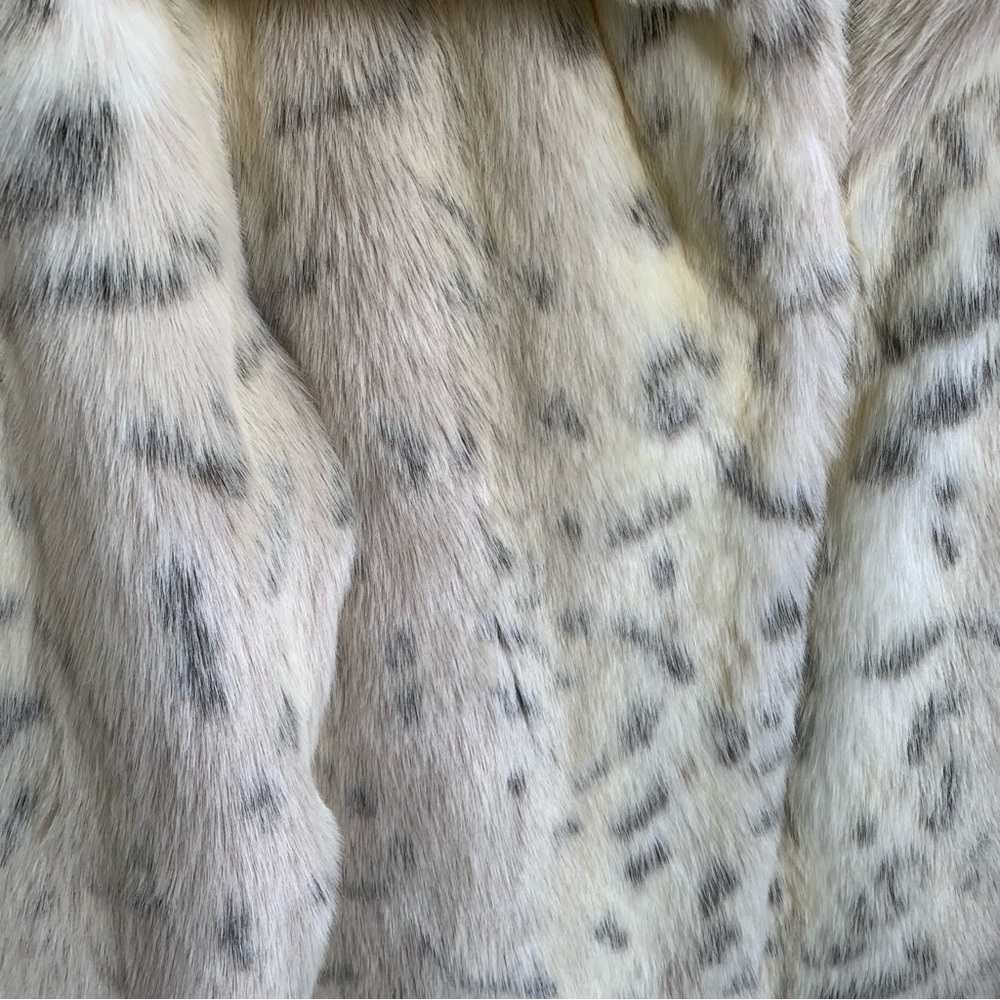 🆕 Pamela McCoy Faux Fur Winter Coat Leopard Print - Picture 12 of 12